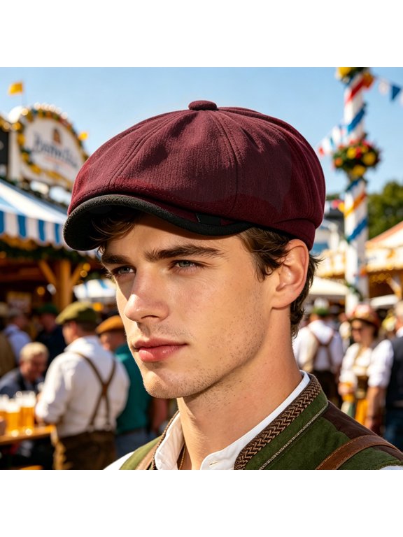 British Newsboy Cap Hat Casual Painter Hat For