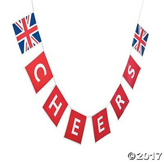 British Party Garland - Party Decor - 1 Piece