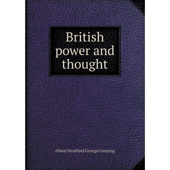British Power and Thought (Paperback)