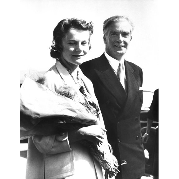 British Prime Minister Anthony Eden With Wife History (24 x 36)