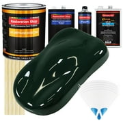 British Racing Green SLOW Gallon Auto Car Paint Kit URETHANE BASECOAT Clearcoat