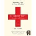 thumbnail image 1 of British Red Cross and Order of St John Enquiry List for Wounded and Missing : July 31st 1915, 1 of 1