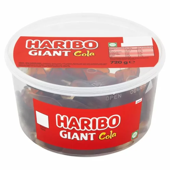 British Retro Sweets Haribo Giant Cola Bottles 60 Pieces