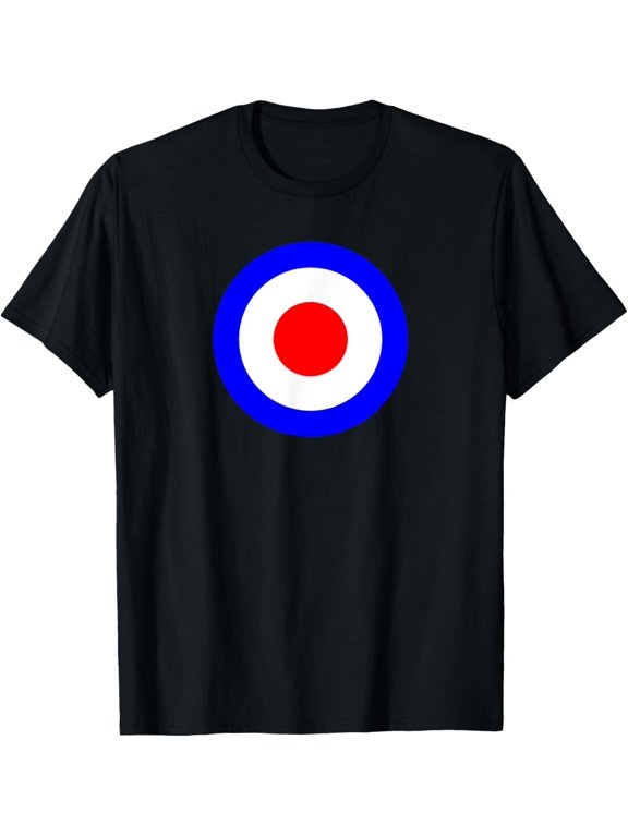 British Roundel Retro Mod Style Graphic T-Shirt