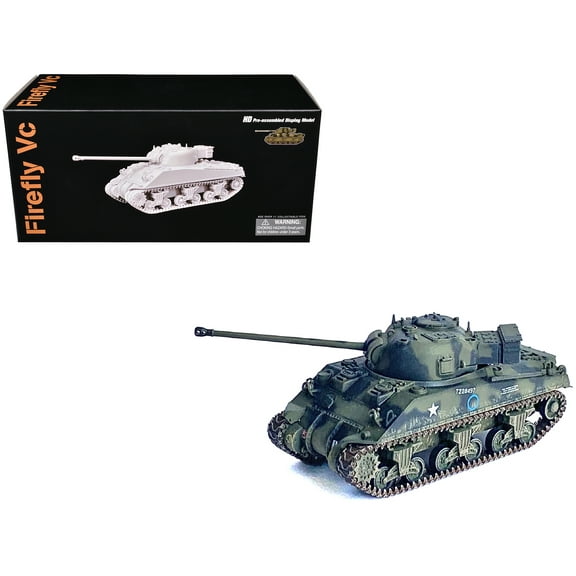 British Sherman Firefly VC Tank "1st Armoured Division Normandy France" (1944) "NEO Dragon Armor" Series 1/72 Plastic Model by Dragon Models