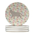 thumbnail image 1 of British Shorthair #2 Cat Christmas Large Sandstone Coasters Pack of 4 4 in x 4 in, 1 of 3