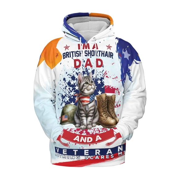 I'm a British Shorthair Dad and a Veteran, Nothing Scares me Happy ...