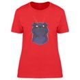 thumbnail image 1 of British Shorthair Looking Down T-Shirt Women -Image by Shutterstock, Female Large, 1 of 2