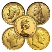 British Sovereign Gold Coin Avg Circ Random Year