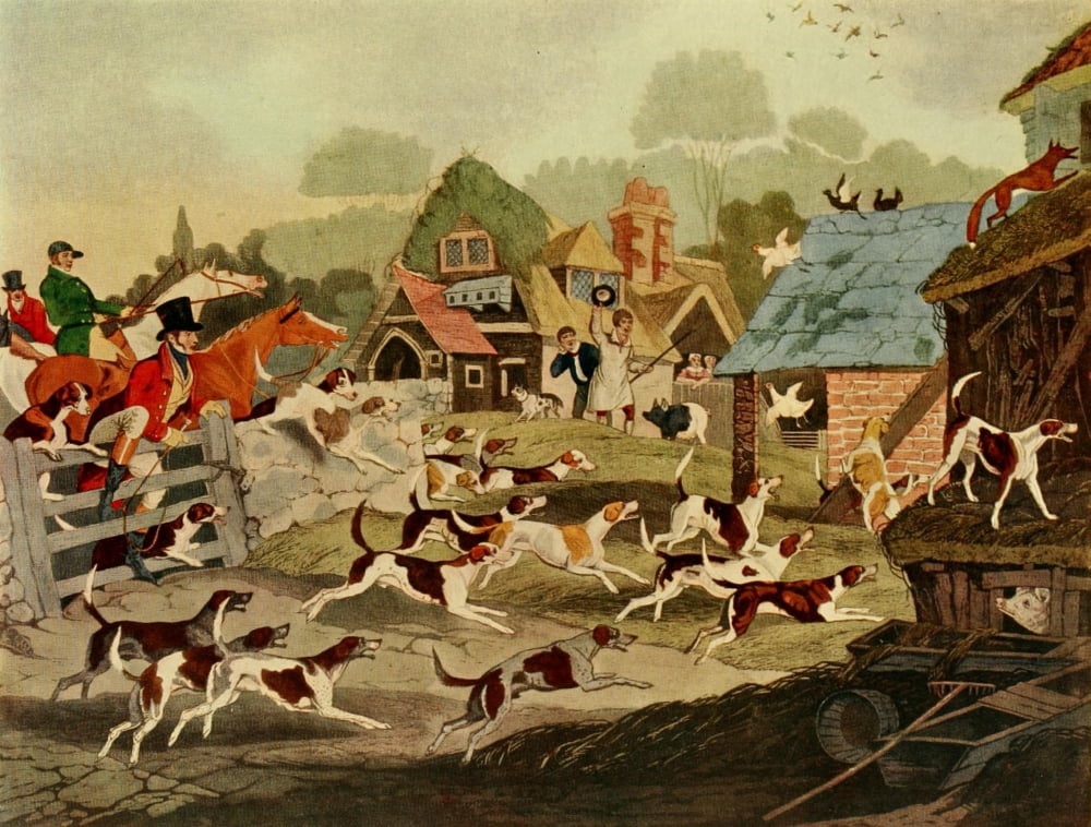 British Sporting Artists 1922 Death Postponed Canvas Art - James Pollard (24 x 36)