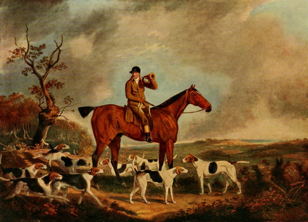 British Sporting Artists 1922 Thomas Oldaker on Pickle Canvas Art - Ben Marshall (24 x 36)