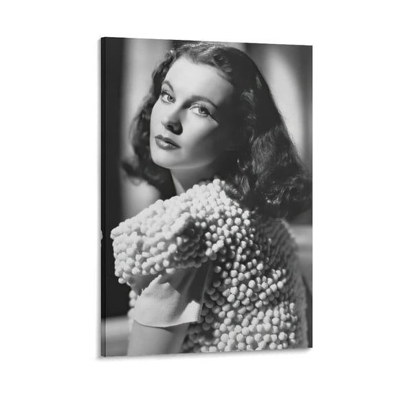 British Stage Actresses Vivien Leigh Sultry Vintage Glamour Poster Posters Art Print Wall Photo Paint Poster Hanging Picture Family Bedroom Decor Gift 12x18inch(30x45cm)