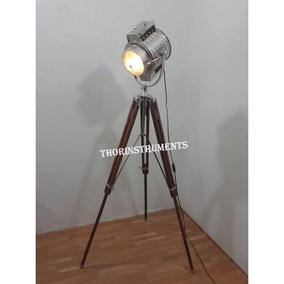 British Studio Searchlight Photography Tripod Floor Lamp Tripod Lighting Spotlight