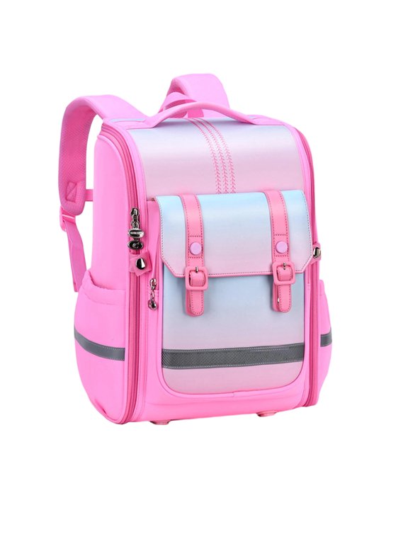 British Style Backpack for School, Classic Student Bookbag with Multiple Pockets for Daily Use