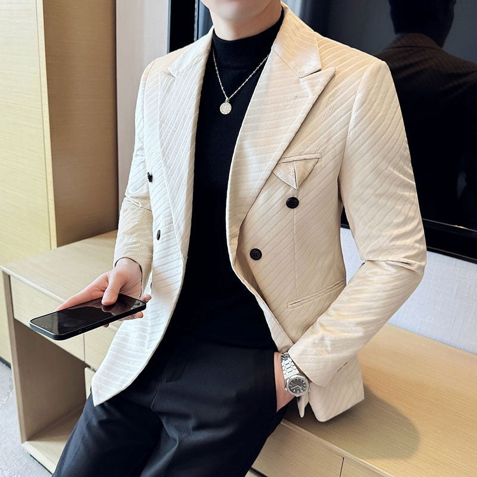 Fat Suit Manfinity Mode Men'S Plus Size Solid Color Suit Set