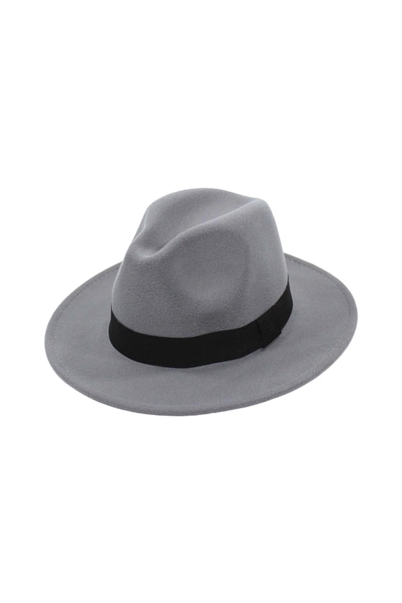 British Style Woolen Classic Fedora Hat Soft and Durable Structure for Timeless Elegant Wide Brim Sun Winter Warmth Casual Dressy Occasions