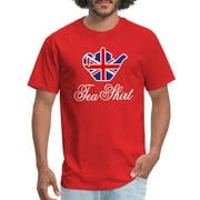 British Tea Uk Teapot Union Jack Flag Tea Pun Unisex Men's Classic T-Shirt