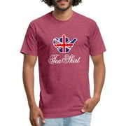 British Tea Uk Teapot Union Jack Flag Tea Pun Women's T-Shirt