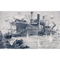 thumbnail image 1 of British Troops Landing From The 2000 Ton Collier River Clyde At Seddul Bahr Gallipoli Turkey April 25th 1915 Poster Print - Large - 36 x 22, 1 of 1