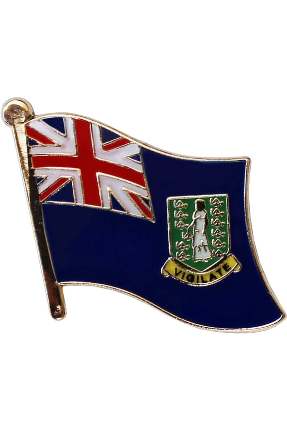 British Virgin Islands Flag Lapel Pin