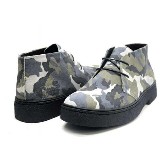 British Walkers Classic PlayBoy Suede Camouflage Chukka Boots