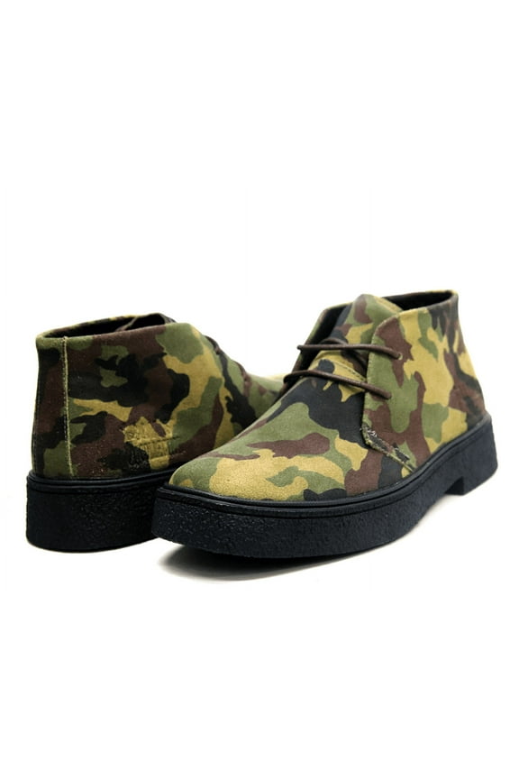 British Walkers Classic PlayBoy Suede Camouflage Chukka Boots