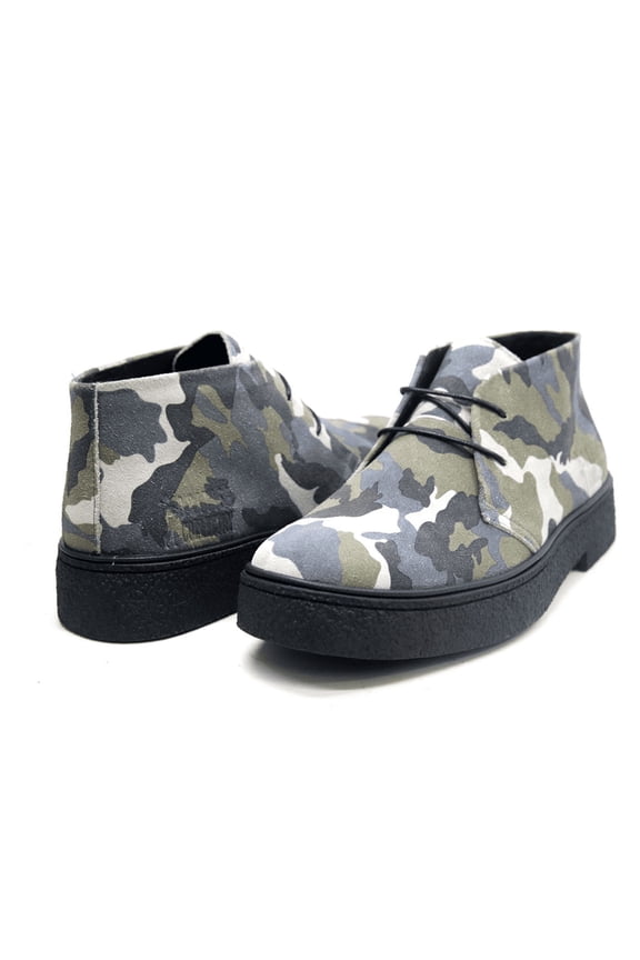 British Walkers Classic PlayBoy Suede Camouflage Chukka Boots