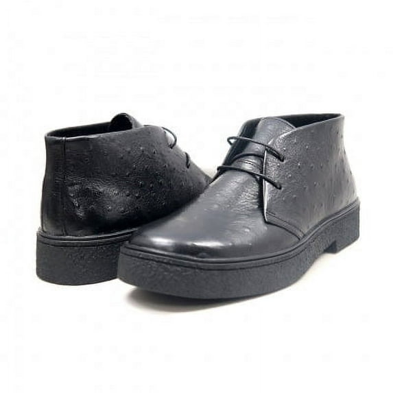 British Walkers Classic Playboy Ostrich Men's High top Chukka Boot