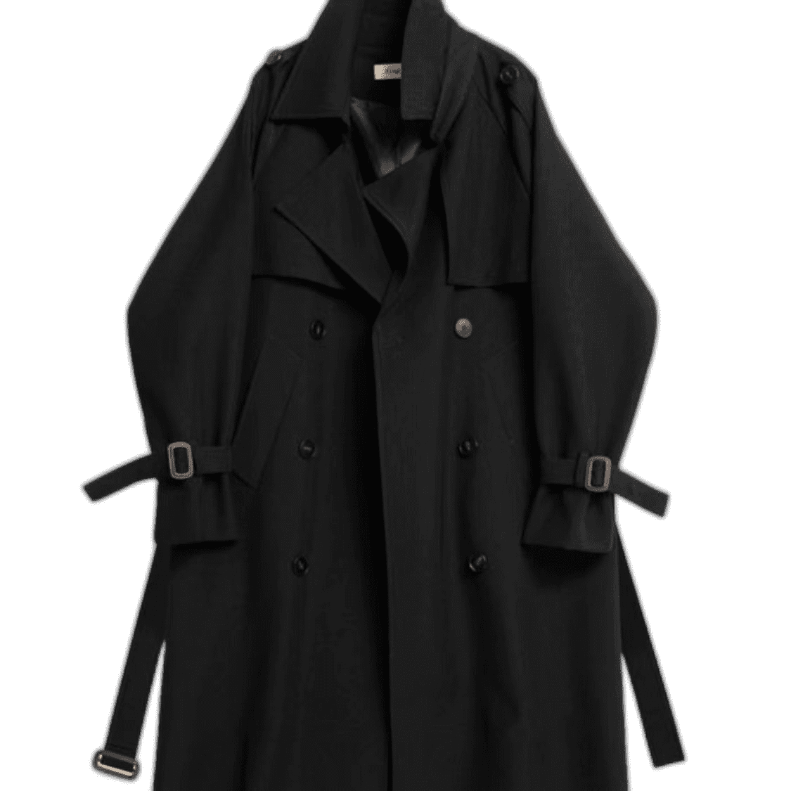 British wind jacket female spring and autumn mid long long length