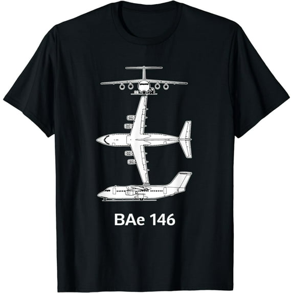 British aerospace 146 bae146 aircraft bae jet T-Shirt