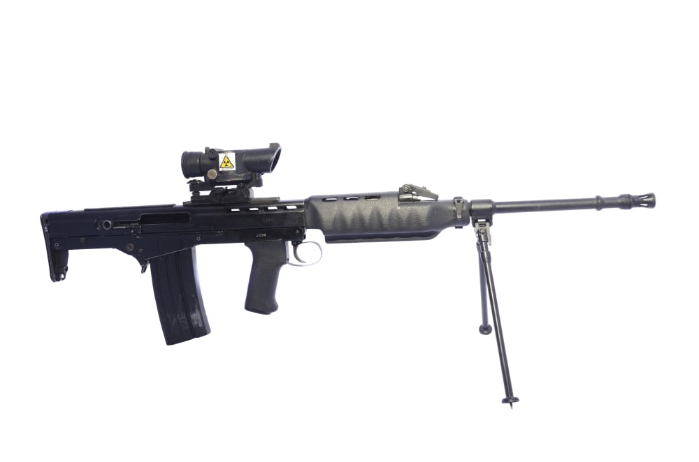 British prototype 456mm light support weapon Canvas Art - Andrew ChittockStocktrek Images (35 x 23)