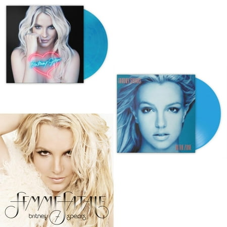 Britney Jean (Blue Marbled LP Vinyl/Import) & Femme Fatale & In The Zone (Blue LP Vinyl/Import)