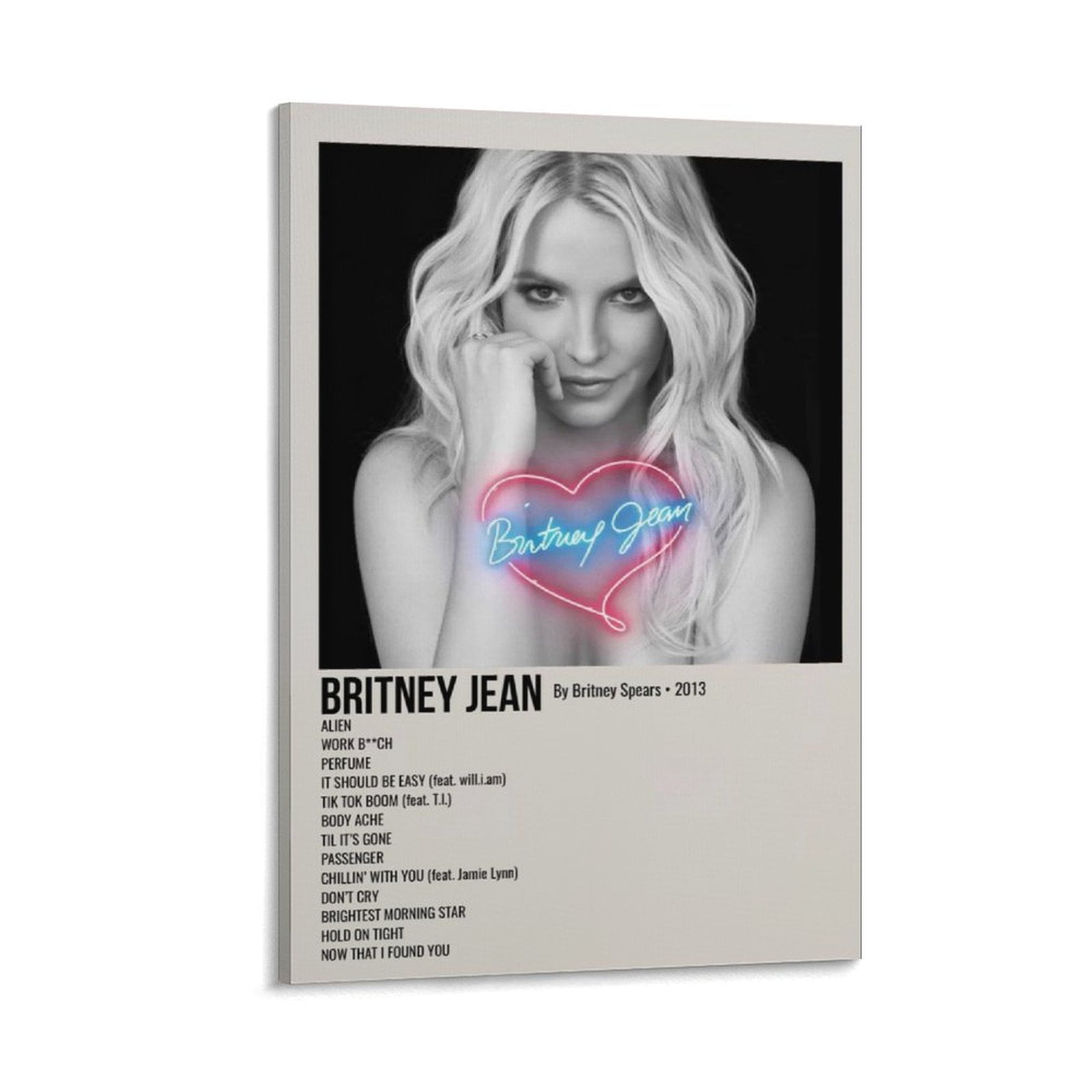 Britney JeanCanvas Poster Print Bedroom Decoration Landscape Canvas