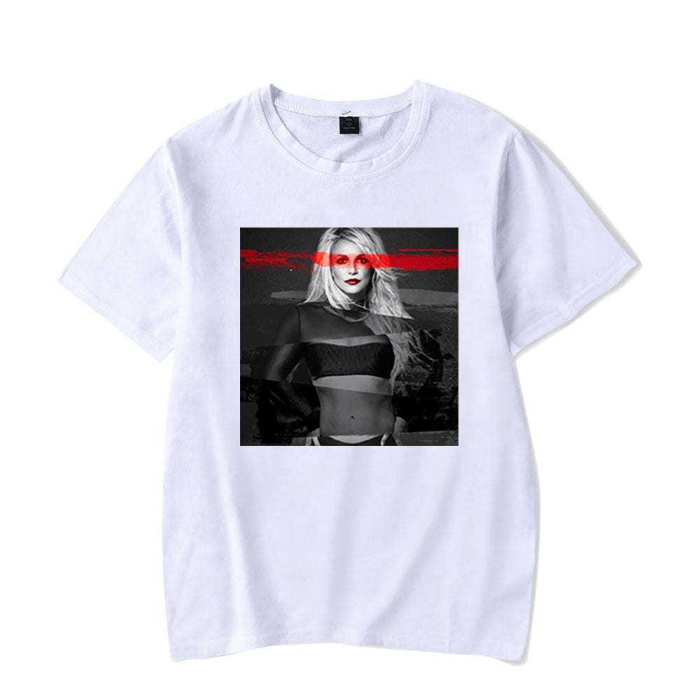 Britney Spears 2024 Tour T-shirt Hip-hop Short Sleeve Harajuku Crewneck ...