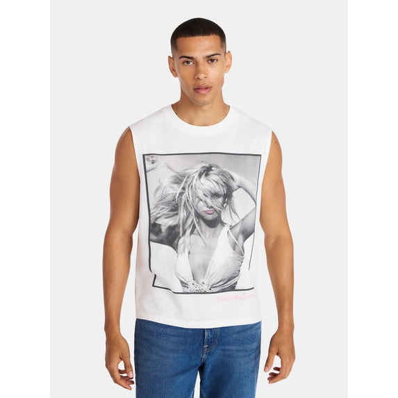 Britney Spears Graphic Pride Muscle Tank Top, Men's Sizes XS-3XL