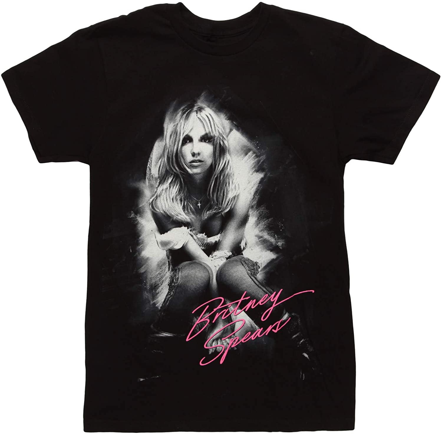 Britney Spears Men's Brushed In Short Sleeve T Shirt - Walmart.com