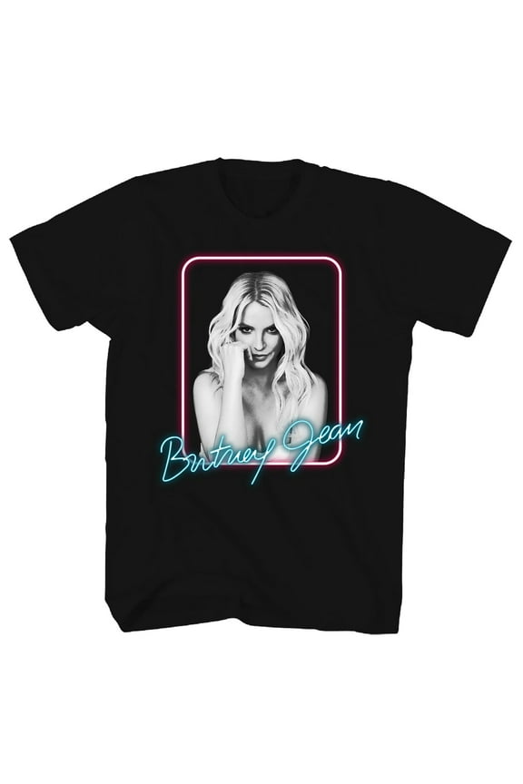 Britney Spears Men's Jean Photo T-Shirt Black X-Large | Officially Licensed Merchandise