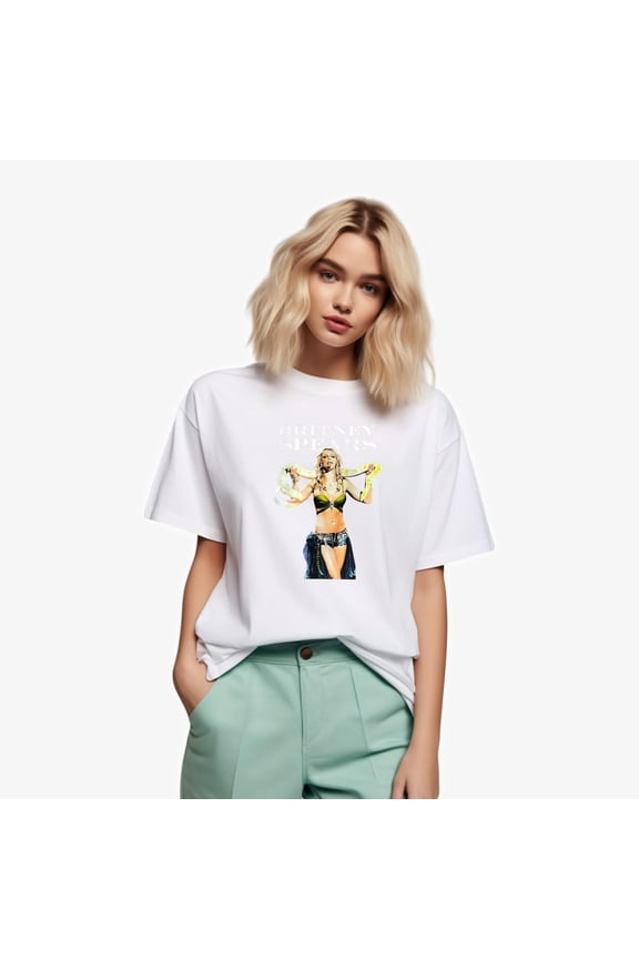 Britney Spears Snake Slave For You VMA Concert Vtg T-Shirt, for men & women, up to size 5XL