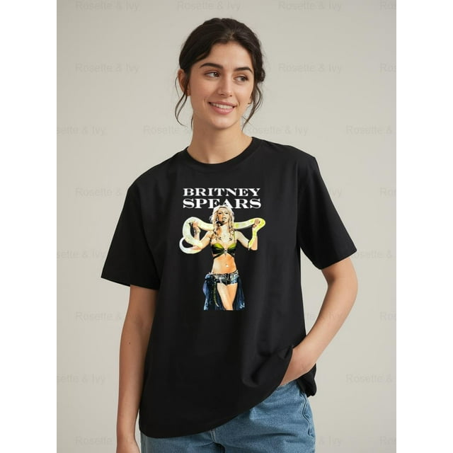 Britney Spears T Shirt Snake Slave For You Vintage Concert Look, for