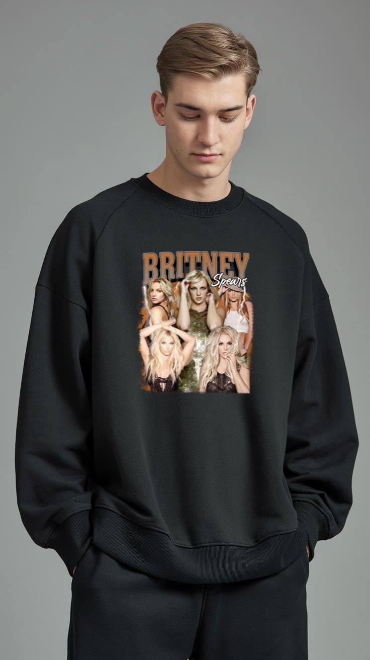 Britney Spears Vintage Washed sweatshirt, for men & women, up to size ...