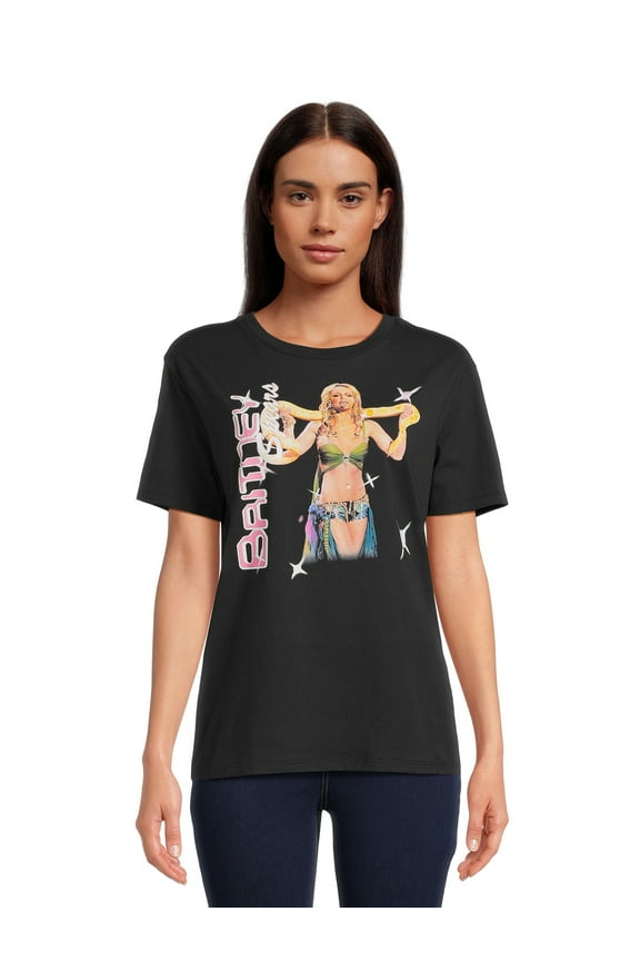 Britney Spears Women's Boyfriend Graphic Tee, Sizes XS- XXXL