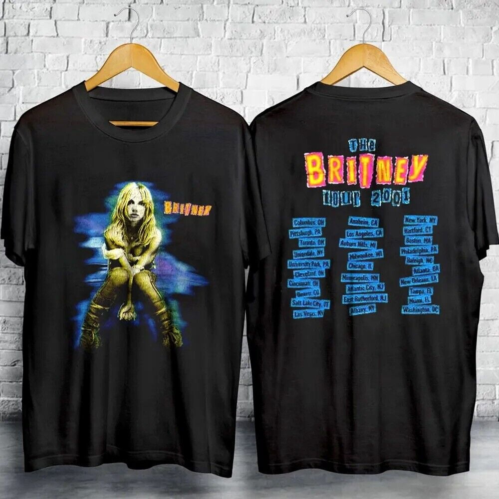 Britney Spears the Britney Tour 2001 T Shirt Great Cotton