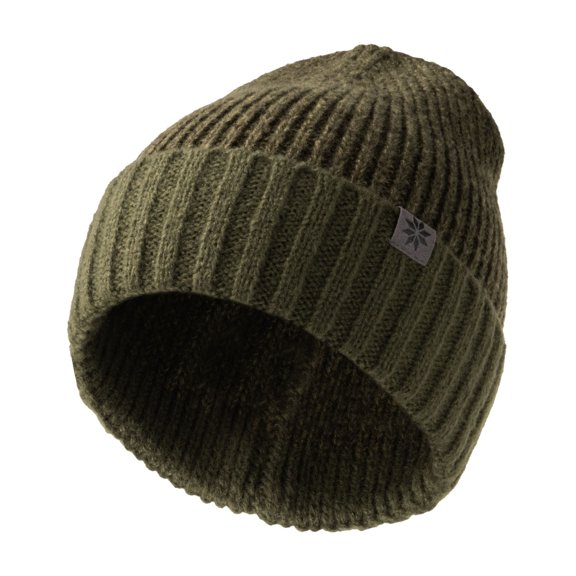 Britt's Knits Birchwood Heathered Beanie Rib Knit Cuff Hat - Olive (Men's)
