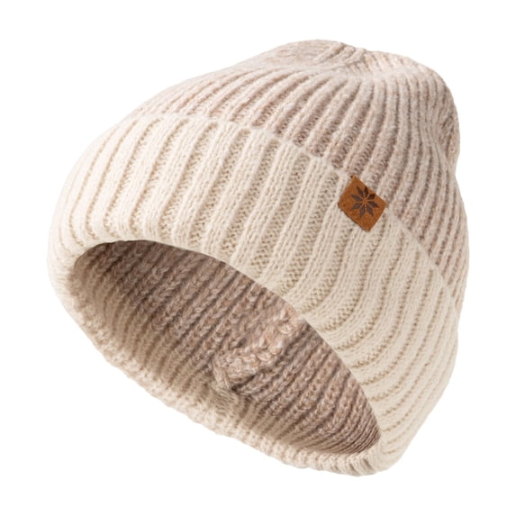 Britt's Knits Bonfire Rib Knit Cuff Beanie - Oat (Kid's)