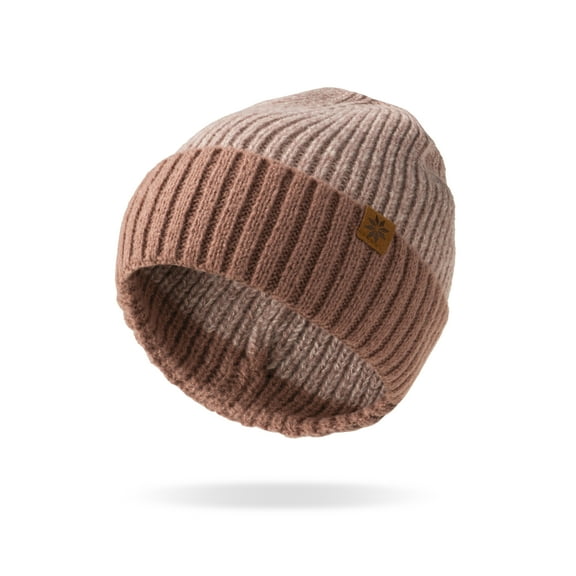 Britt's Knits Bonfire Rib Knit Cuff Beanie - Pink (Kid's)