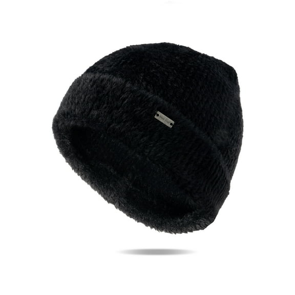 Britt’s Knits Bristol Soft Feather Knit Beanie Warm Winter Hat - Black (Women's)