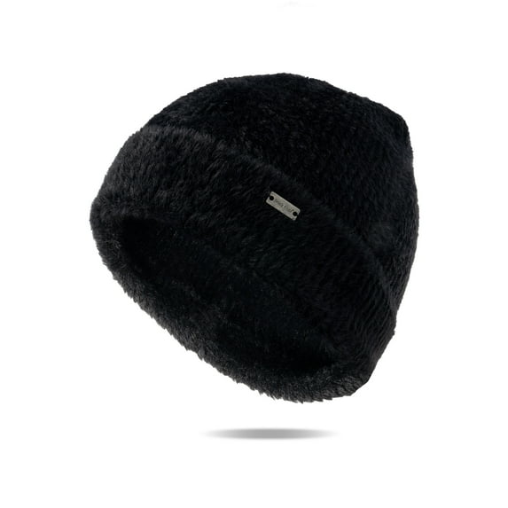 Britt’s Knits Bristol Soft Feather Knit Beanie Warm Winter Hat - Black (Women's)
