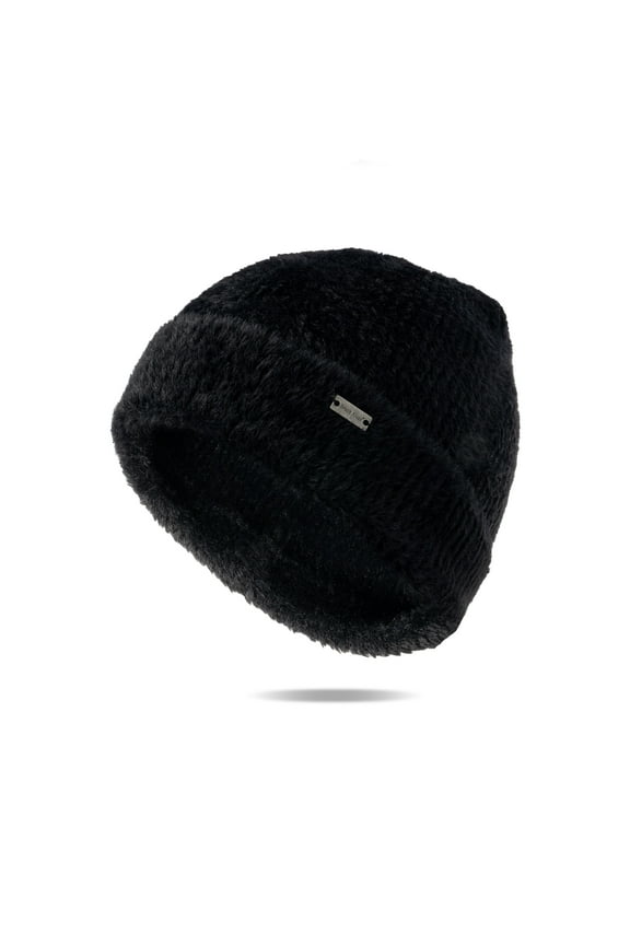 Britt’s Knits Bristol Soft Feather Knit Beanie Warm Winter Hat - Black (Women's)