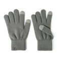 thumbnail image 1 of Britt's Knits Craftsman Knit Tech-Compatible Gloves - Gray (Men's), 1 of 6