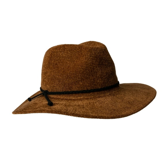 Britt's Knits Getaway Vintage Wide Brim Classic Panama Hat - Chestnut (Women's)